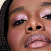Model After Applyin Rose Water Eyeshadow